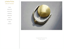 Tablet Screenshot of juliettepolac.com